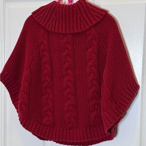 Cozy Cable Knit Sweater - Red